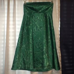 The Limited Gorgeous Green Tube Silky Dress